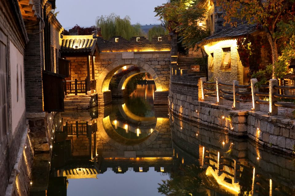 Beijing: Simatai Great Wall & Gubei Water Town Private Tour - Night option: sunset timing and lantern reflections on the canals