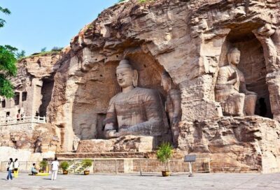 Beijing to Datong See YunGang Cave, Hanging Temple (Bullet Train) - YunGang Grottoes: 1 Kilometer of Buddhist Stone Carving