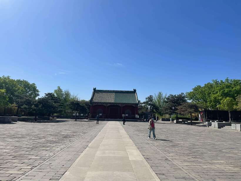 Chinese Kungfu class in old temple beside Forbidden Ci - A 700-Year Hutong Courtyard Next to the Forbidden City