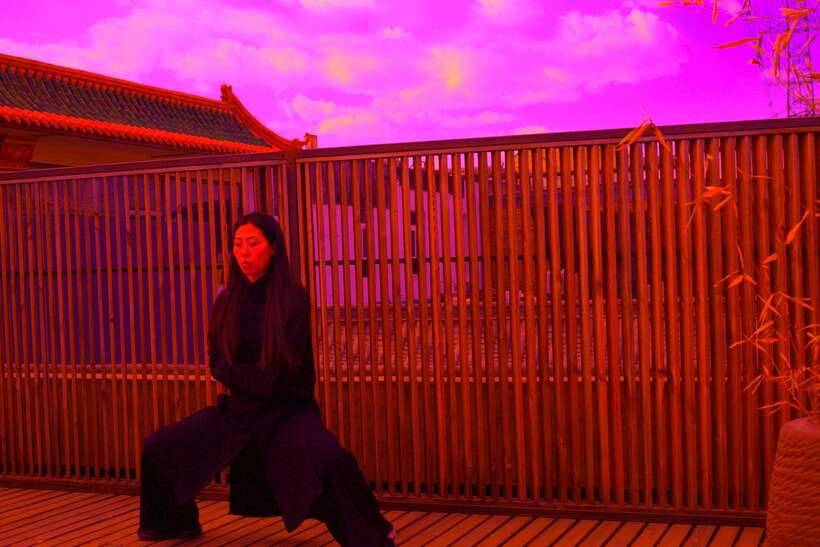 Chinese Kungfu class in old temple beside Forbidden Ci - Limeng and English Support: How the Lesson Stays Understandable
