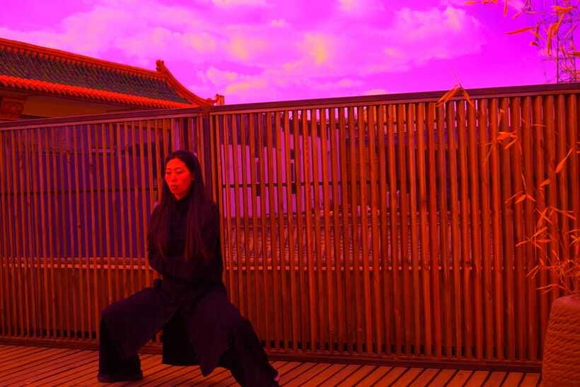 Chinese Kungfu class in old temple beside Forbidden Ci - What You Wear: Practice Suits Are Provided